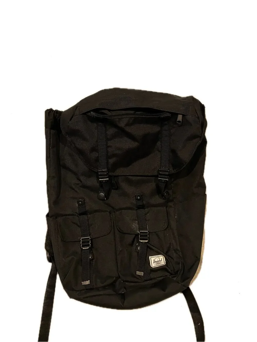 Herschel Classic Buckingham Black Red Backpack 35L